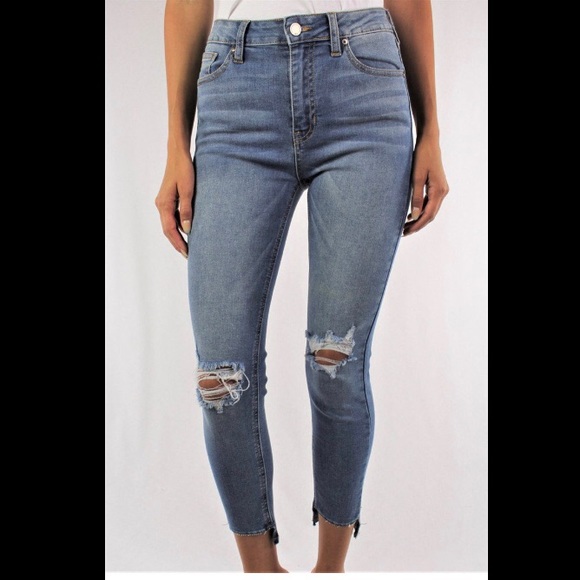 JBD Distressed Hem Short Blk main image 0